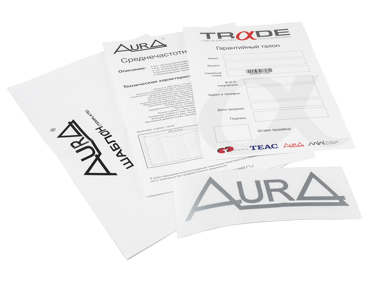 картинка AC 6.5″ эстрадная AURA SM-B654 купить в магазине CAROBASS