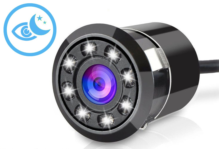 картинка Камера заднего вида Blackview UC-43 Black 8IR купить в магазине CAROBASS