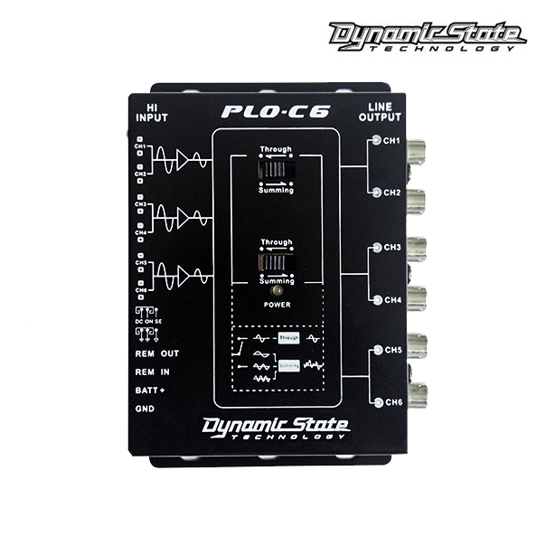 картинка Преобразователь уровня сигнала DYNAMIC STATE PLO-C6 PRO купить в магазине CAROBASS