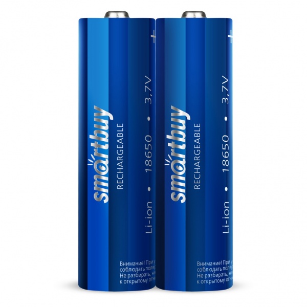 картинка Аккумулятор Smartbuy LI 18650 - 2200 mAh купить в магазине CAROBASS