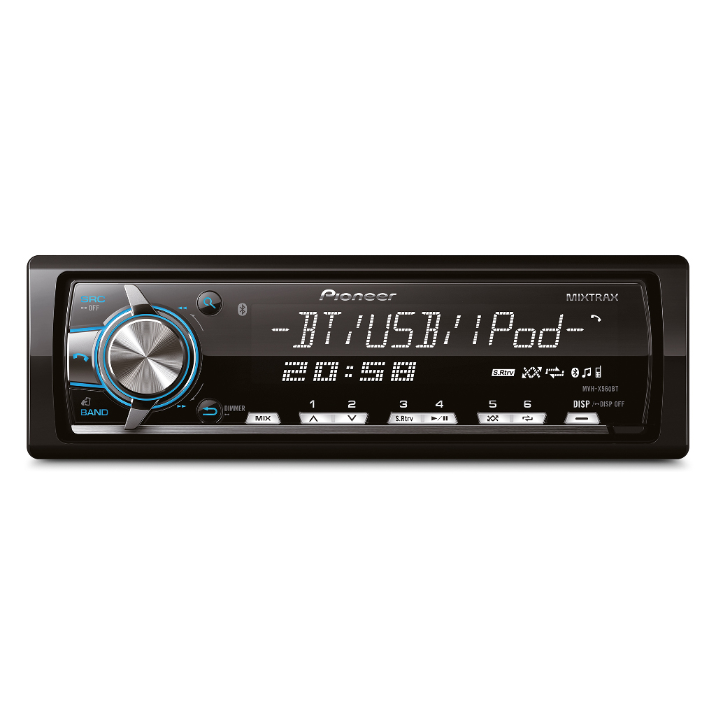 картинка Автомагнитола PIONEER MVH-X560BT купить в магазине CAROBASS