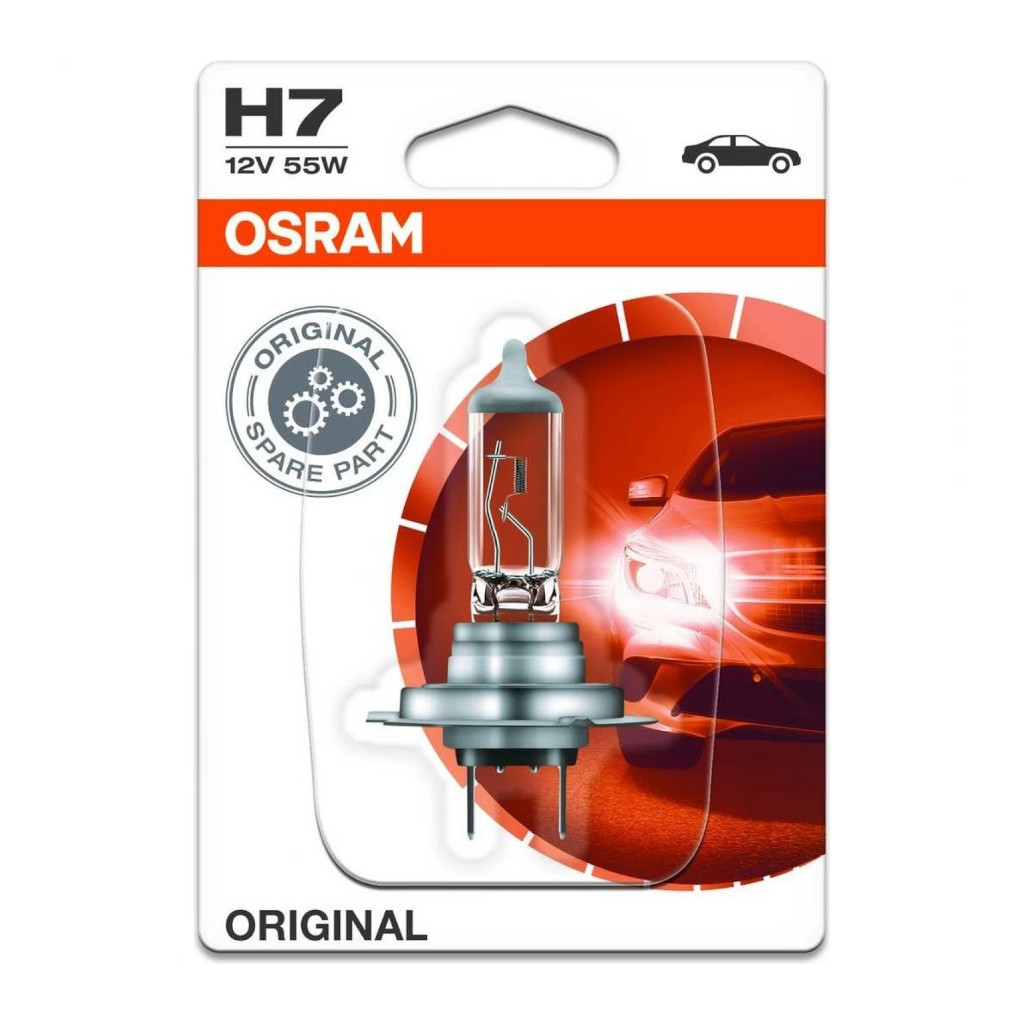 картинка Лампа H7 OSRAM ORIGINAL 64210-01В купить в магазине CAROBASS