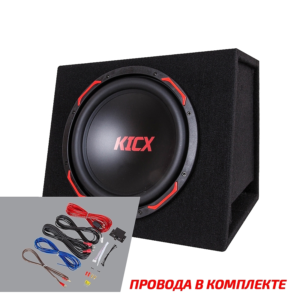 картинка Сабвуфер корпусной активный KICX GT310BPA купить в магазине CAROBASS