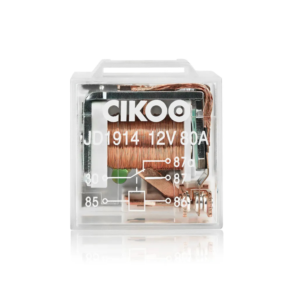 картинка Реле 5-контактное CIKOO 12V 80A CL2102 купить в магазине CAROBASS