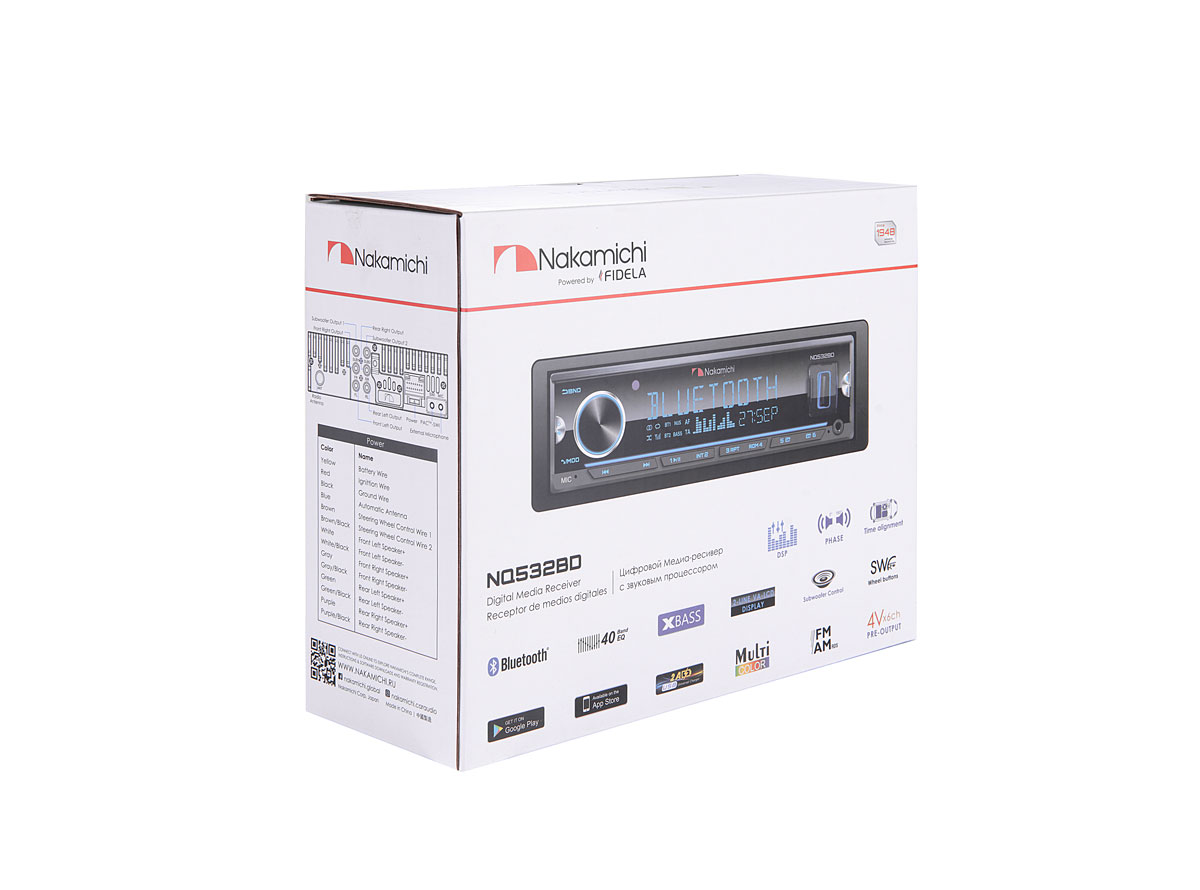 картинка Автомагнитола Nakamichi NQ532BD купить в магазине CAROBASS