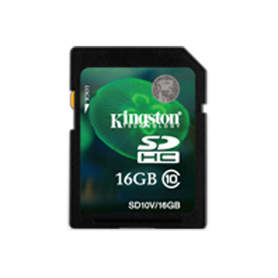 картинка Карта памяти SD Kingston 16Gb Class 10 SD 16Gb/10 купить в магазине CAROBASS