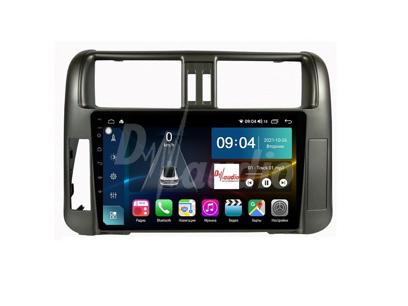 картинка ШГУ Toyota Prado 150 (2010-13) D-audio 8Core 4/64GB 4G HS065F9S купить в магазине CAROBASS