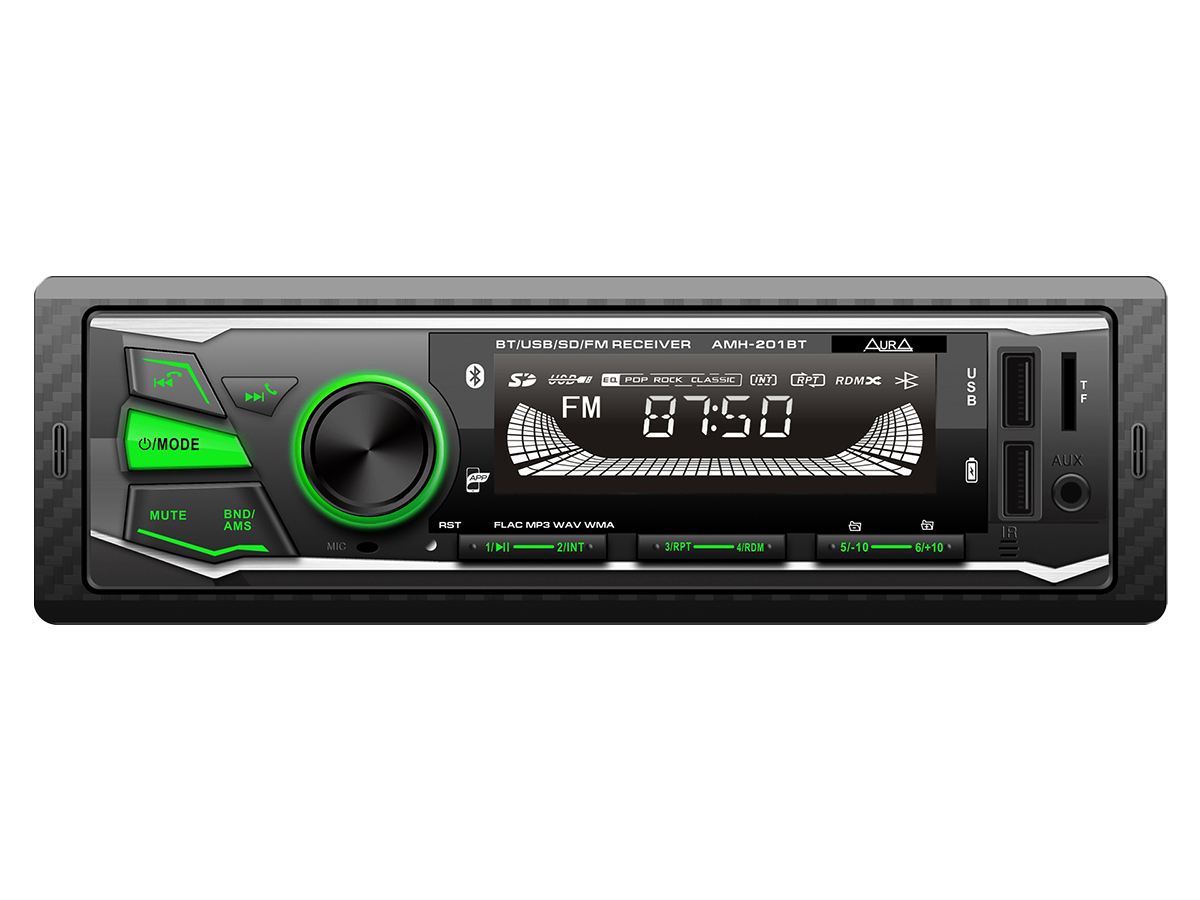 картинка Автомагнитола AURA AMH-201BT купить в магазине CAROBASS