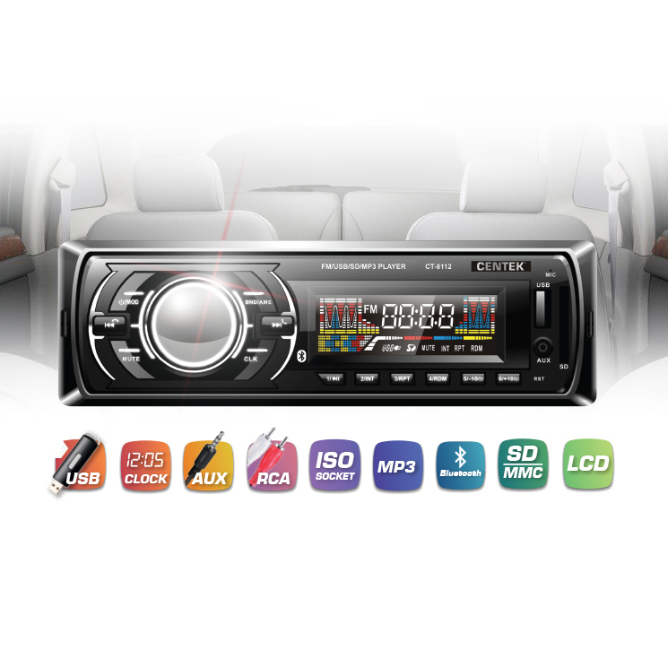 картинка Автомагнитола CENTEK CT-8112 купить в магазине CAROBASS