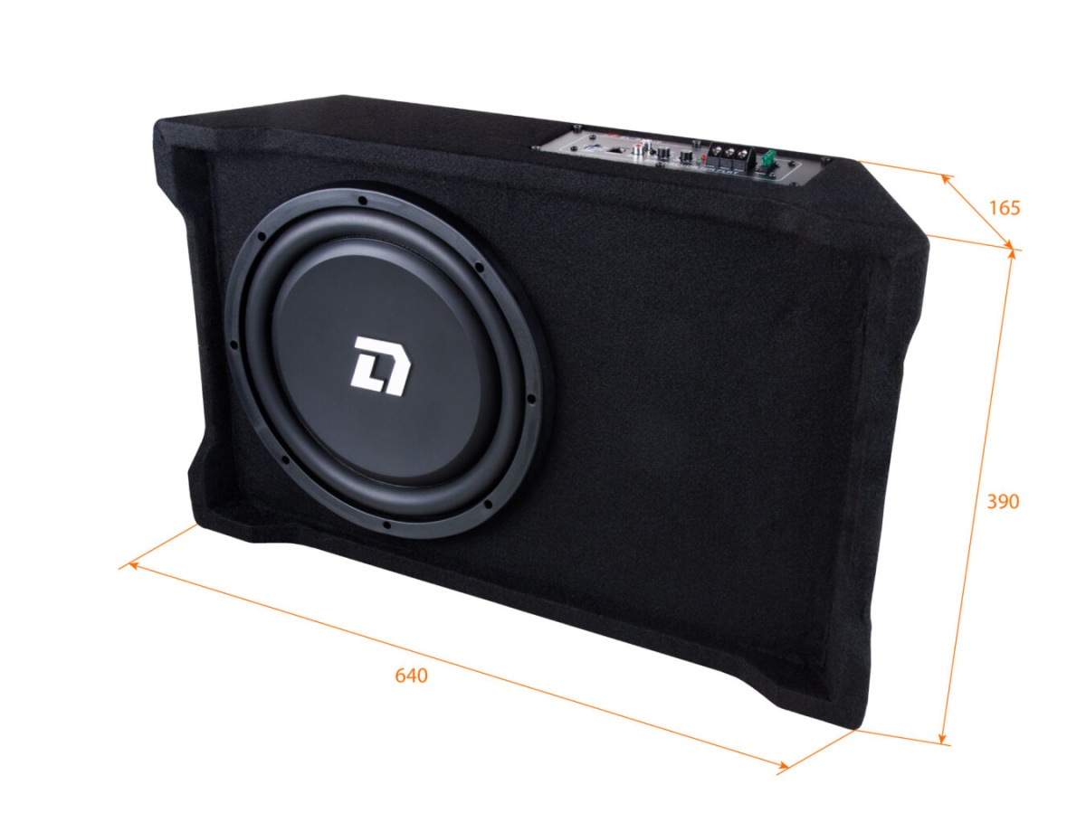картинка Сабвуфер корпусной активный DL AUDIO Barracuda 12A Flat купить в магазине CAROBASS