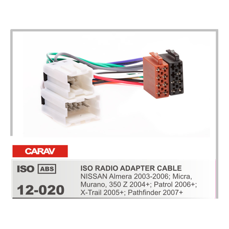 картинка ISO - переходник для а/м NISSAN 12-020/NS-03 купить в магазине CAROBASS