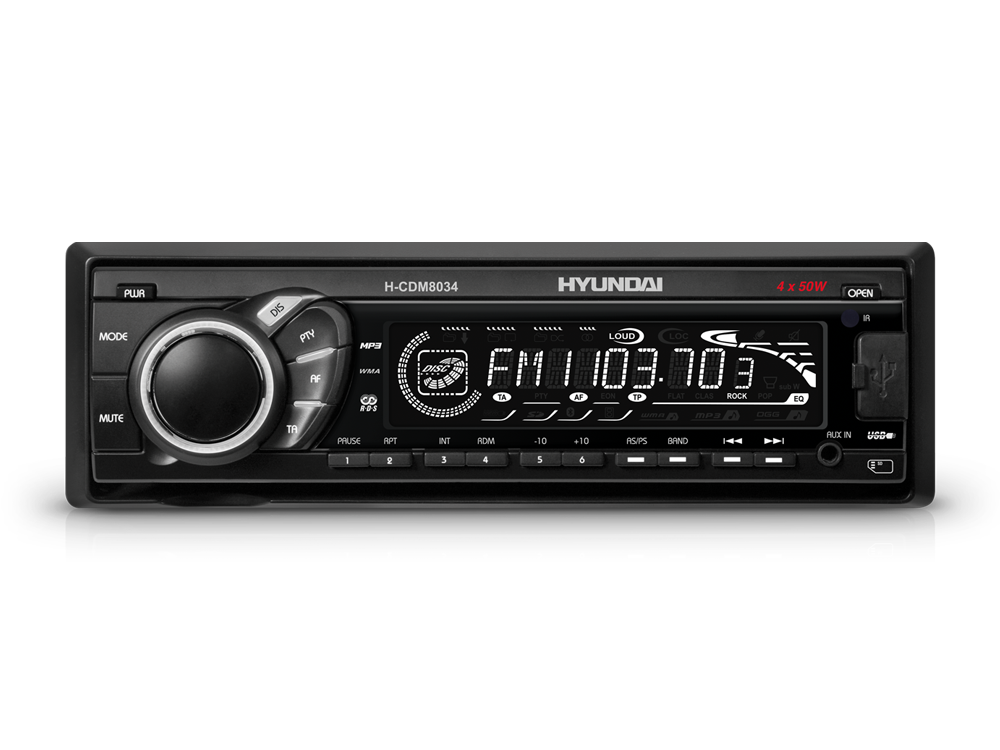 картинка Автомагнитола HYUNDAI H-CDM8034 купить в магазине CAROBASS