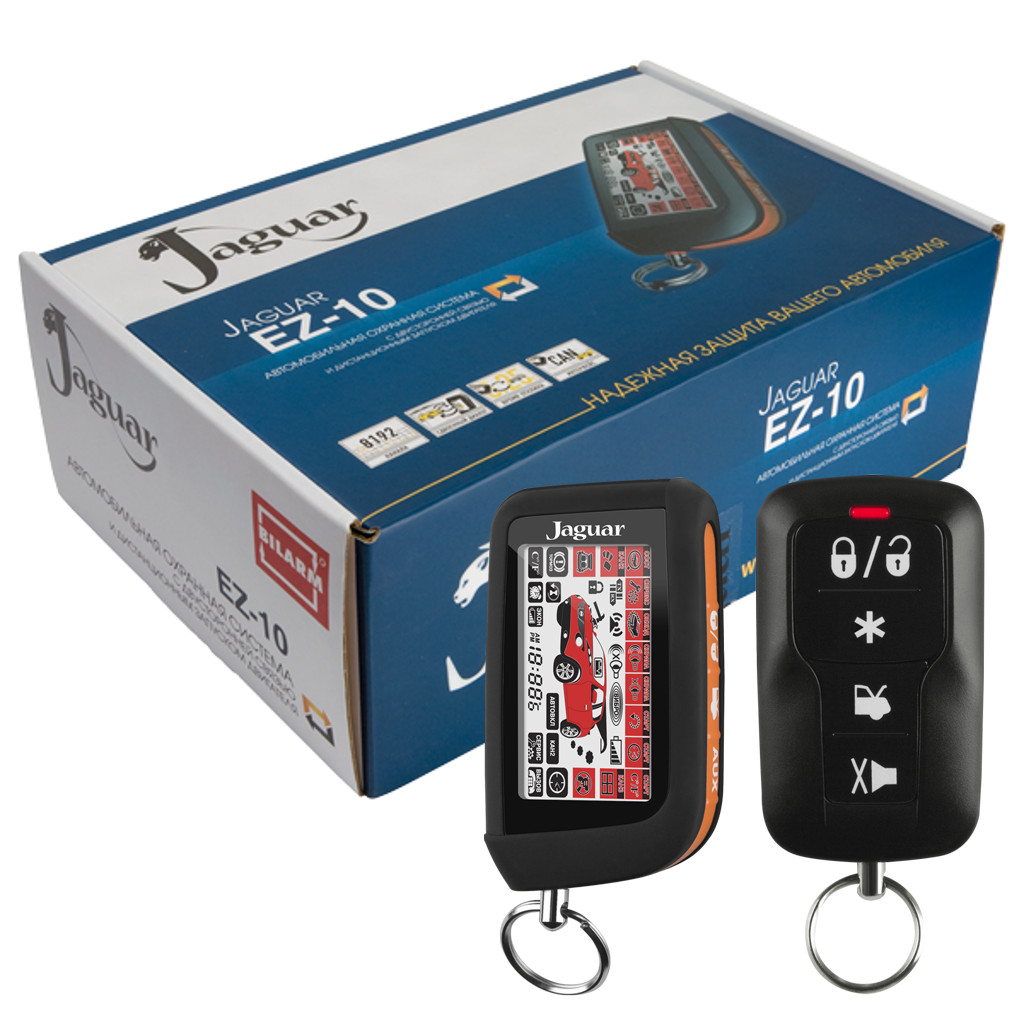 картинка Автосигнализация с автозапуском Jaguar EZ-10 купить в магазине CAROBASS