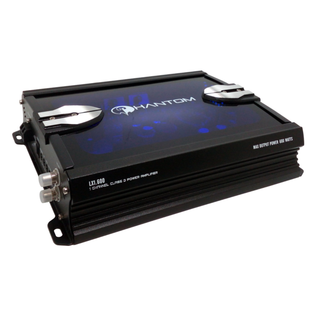 картинка Усилитель 1 канальный Phantom LX 1.600 купить в магазине CAROBASS
