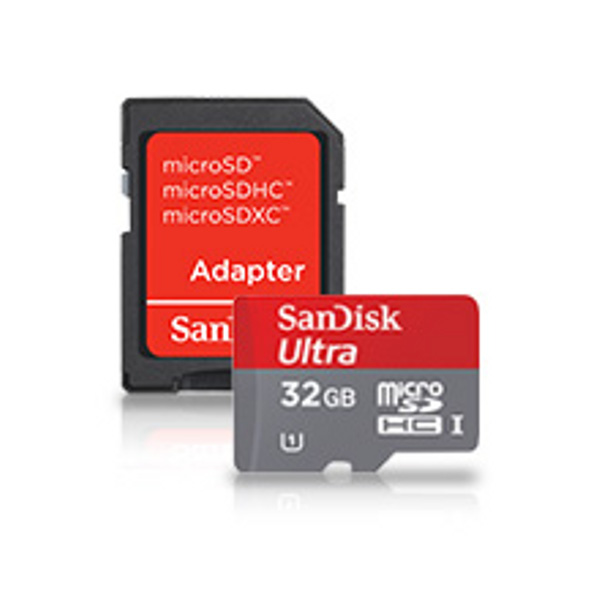 картинка Карта памяти MicroSDHC 32Gb SanDisk C10 30MB/s MicroSDHC 32Gb/10 купить в магазине CAROBASS