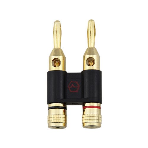 картинка Разъем-банан URAL (Урал) двойной (для подключения сабвуфера) Banana Plug Terminal купить в магазине CAROBASS