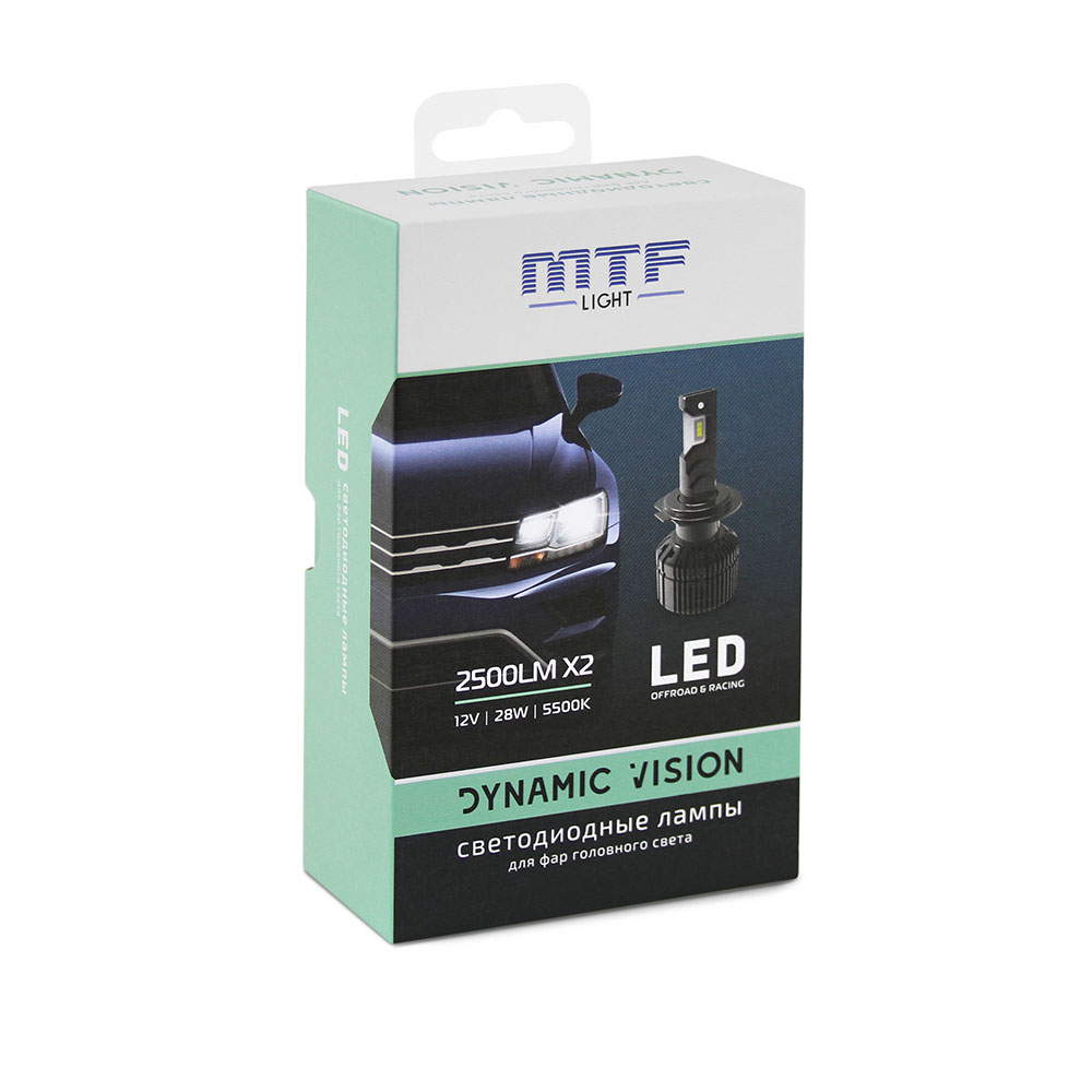 картинка Лампы LED H7 MTF Light Dynamic Vision купить в магазине CAROBASS