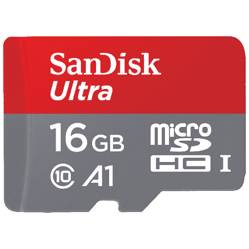 картинка Карта памяти MicroSDHC 16Gb SANDISK ULTRA C10 98MB/s SDSQUAR-016G-GN6IA купить в магазине CAROBASS