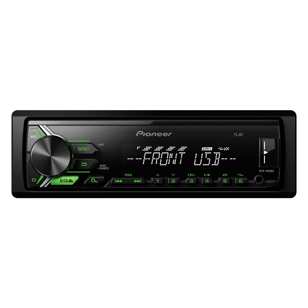 картинка Автомагнитола PIONEER MVH-190UBG купить в магазине CAROBASS
