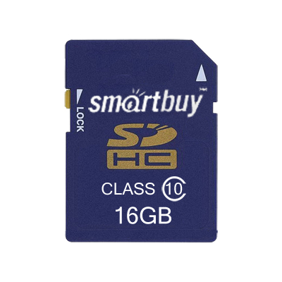 картинка Карта памяти SD SmartBuy SD 16Gb/10 купить в магазине CAROBASS