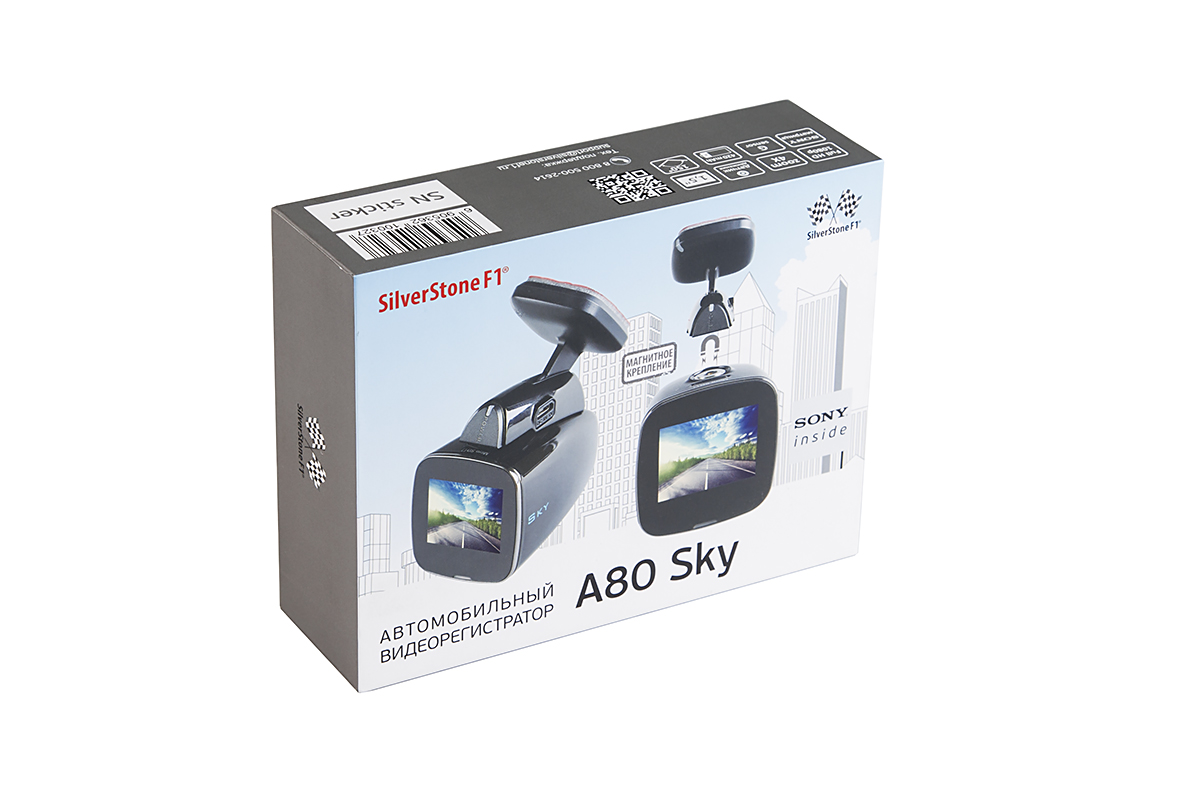 картинка Видеорегистратор SilverStone F1 A80 Sky купить в магазине CAROBASS