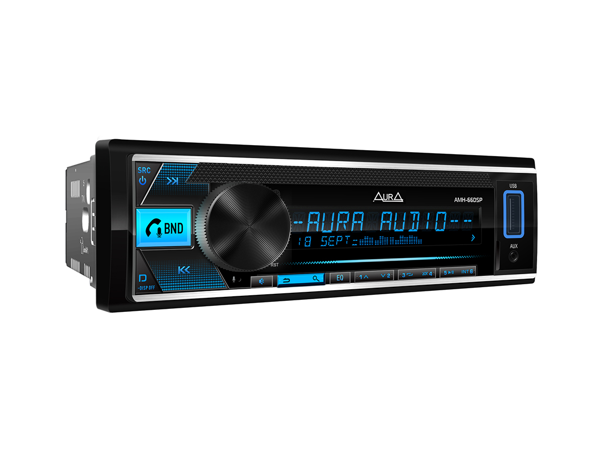 картинка Автомагнитола AURA AMH-66DSP купить в магазине CAROBASS