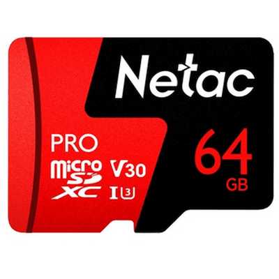 картинка Карта памяти MicroSDHC 64Gb Netac P500 Extreme Pro (с адаптером) купить в магазине CAROBASS