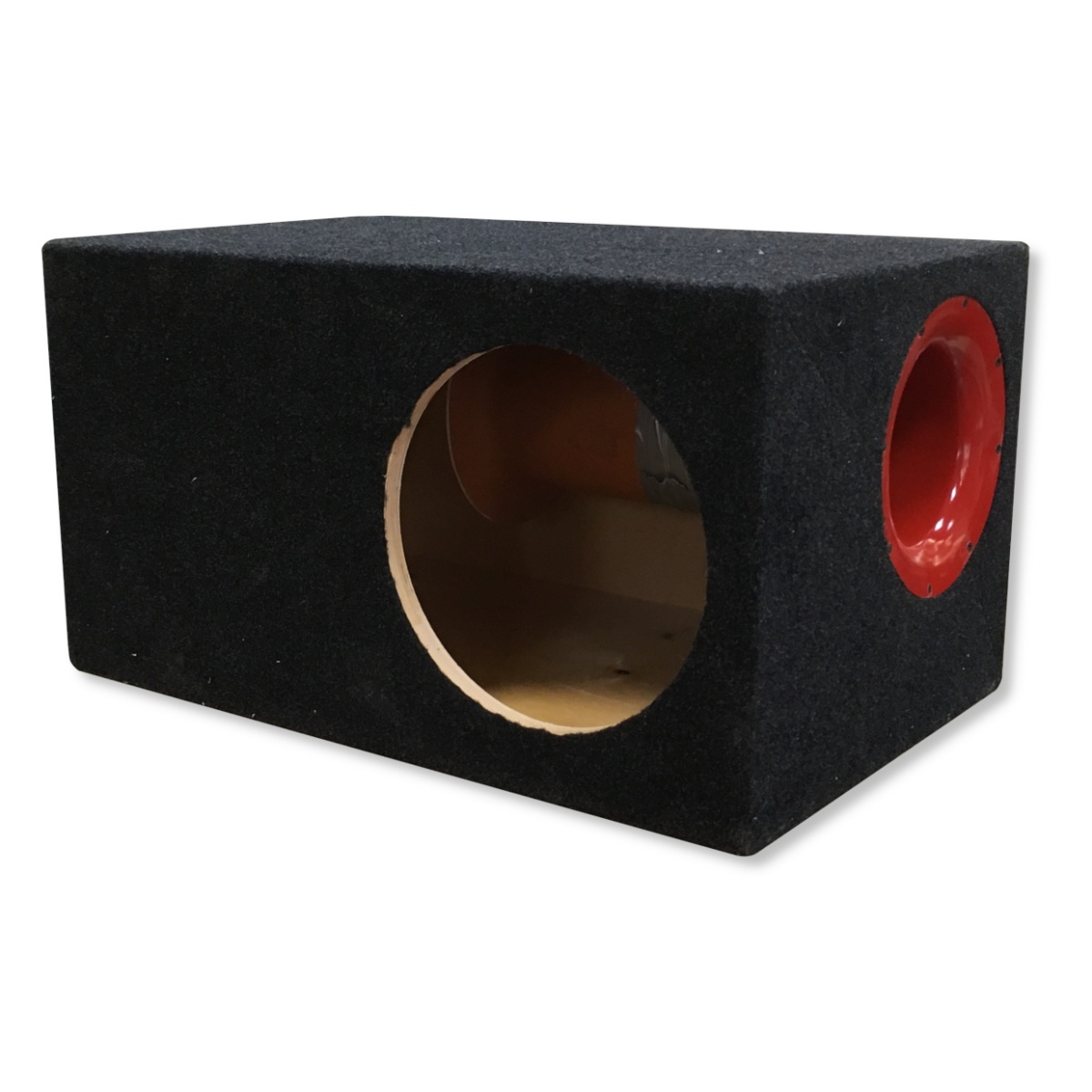 картинка Короб 12" Труба Фанера Карпет КС12ТФК купить в магазине CAROBASS