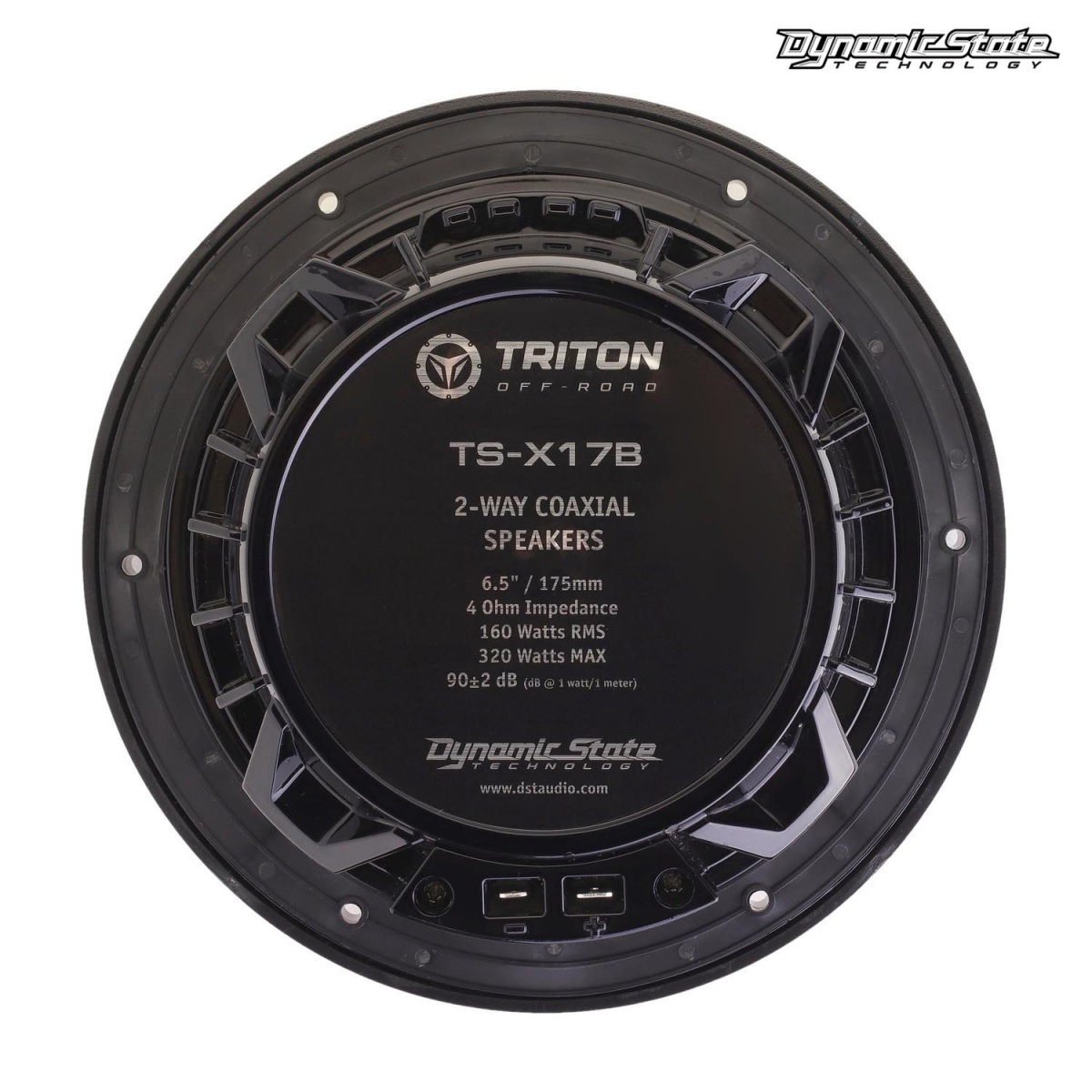 картинка AC 6.5" коаксиальная Dynamic State TRITON TS-X17B BLACK купить в магазине CAROBASS