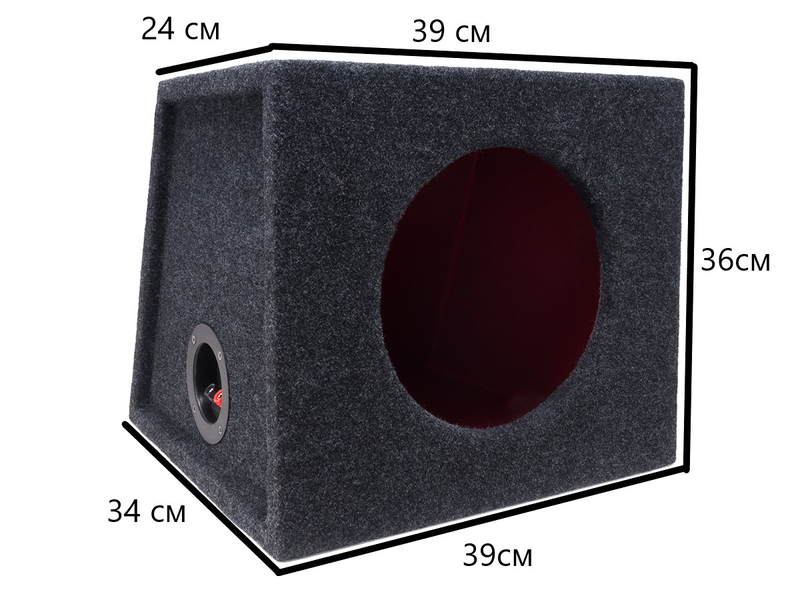 картинка Короб 10" ЗЯ ДСП Карпет BOX-10-25 купить в магазине CAROBASS