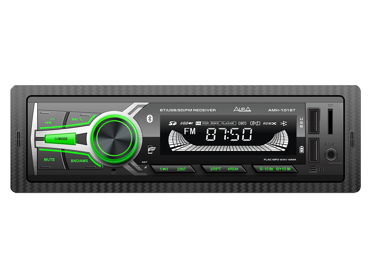 картинка Автомагнитола AURA AMH-101BT купить в магазине CAROBASS