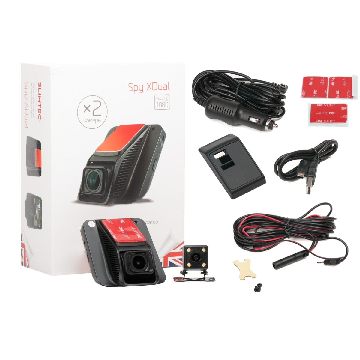 картинка Видеорегистратор SLIMTEC Spy XDual купить в магазине CAROBASS