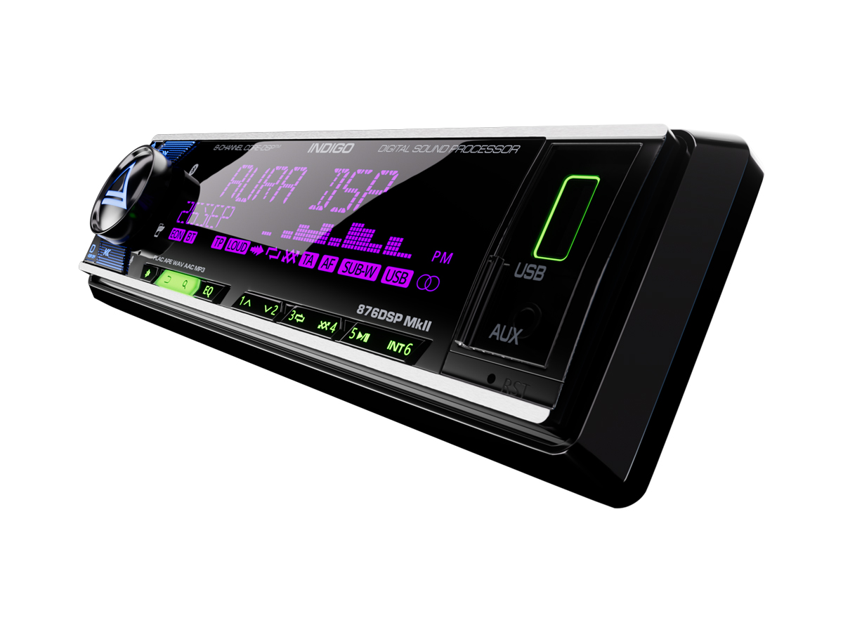 картинка Автомагнитола AURA INDIGO-679DSP MkII купить в магазине CAROBASS