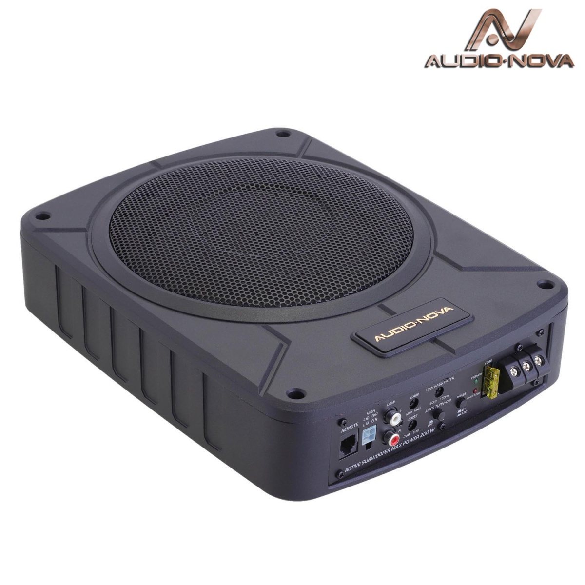 картинка Сабвуфер корпусной активный AUDIO NOVA AS-200 купить в магазине CAROBASS