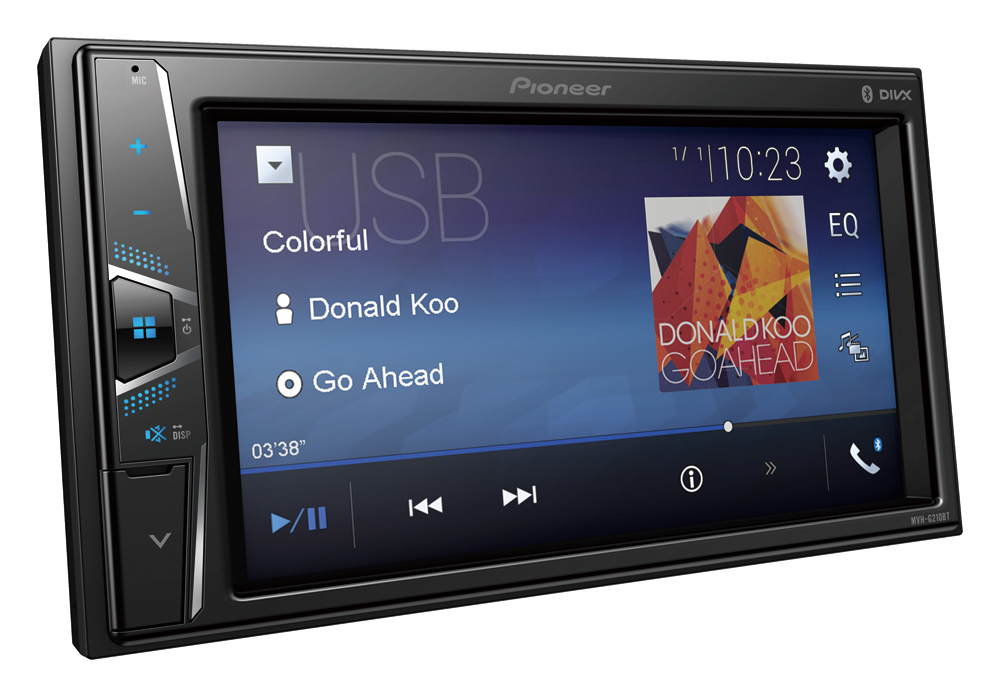 картинка Автомагнитола PIONEER MVH-G210BT купить в магазине CAROBASS