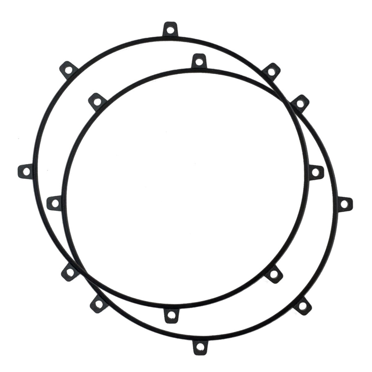 картинка Кольцо прижимное PRIDE ABS gaskets RUBY PERFORMANCE 6,5" купить в магазине CAROBASS