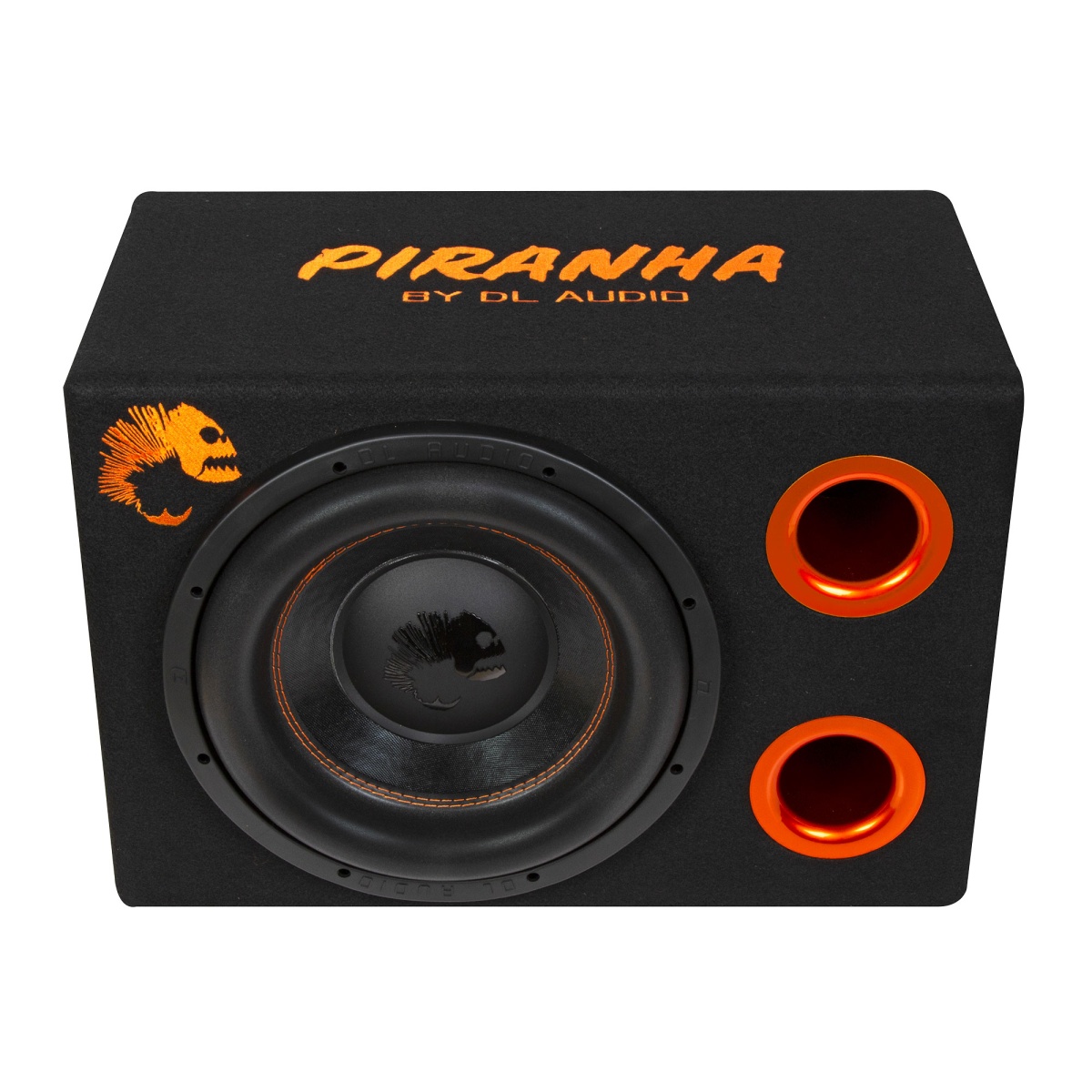 картинка Сабвуфер корпусной 12" DL AUDIO Piranha 12 Double Port V.2 купить в магазине CAROBASS
