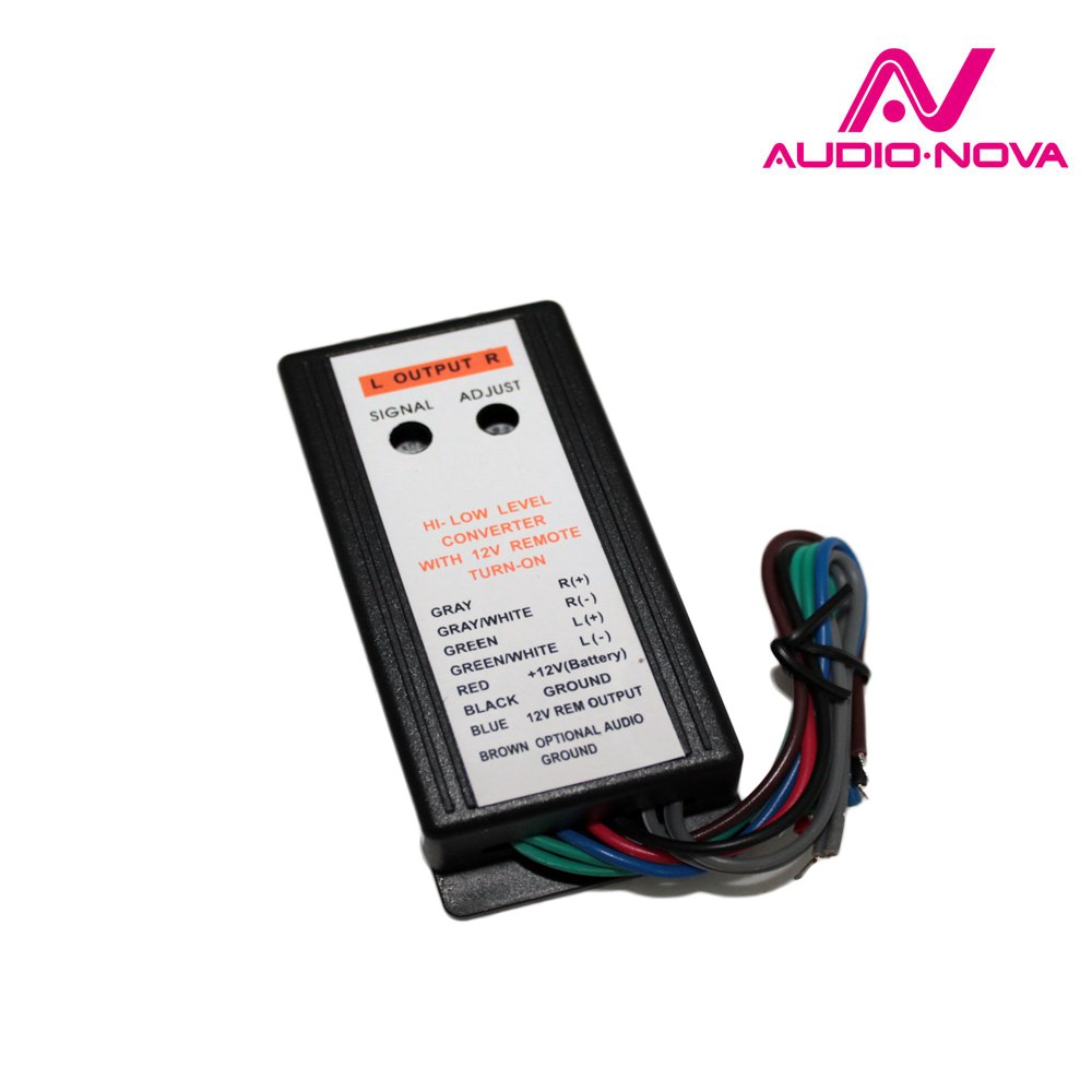 картинка Преобразователь уровня сигнала AUDIO NOVA LOC.4 купить в магазине CAROBASS