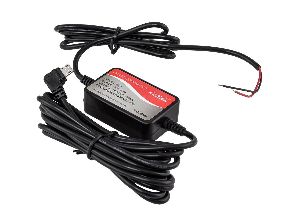 картинка Адаптер питания microUSB для скрытого монтажа AURA TPA-U032 купить в магазине CAROBASS