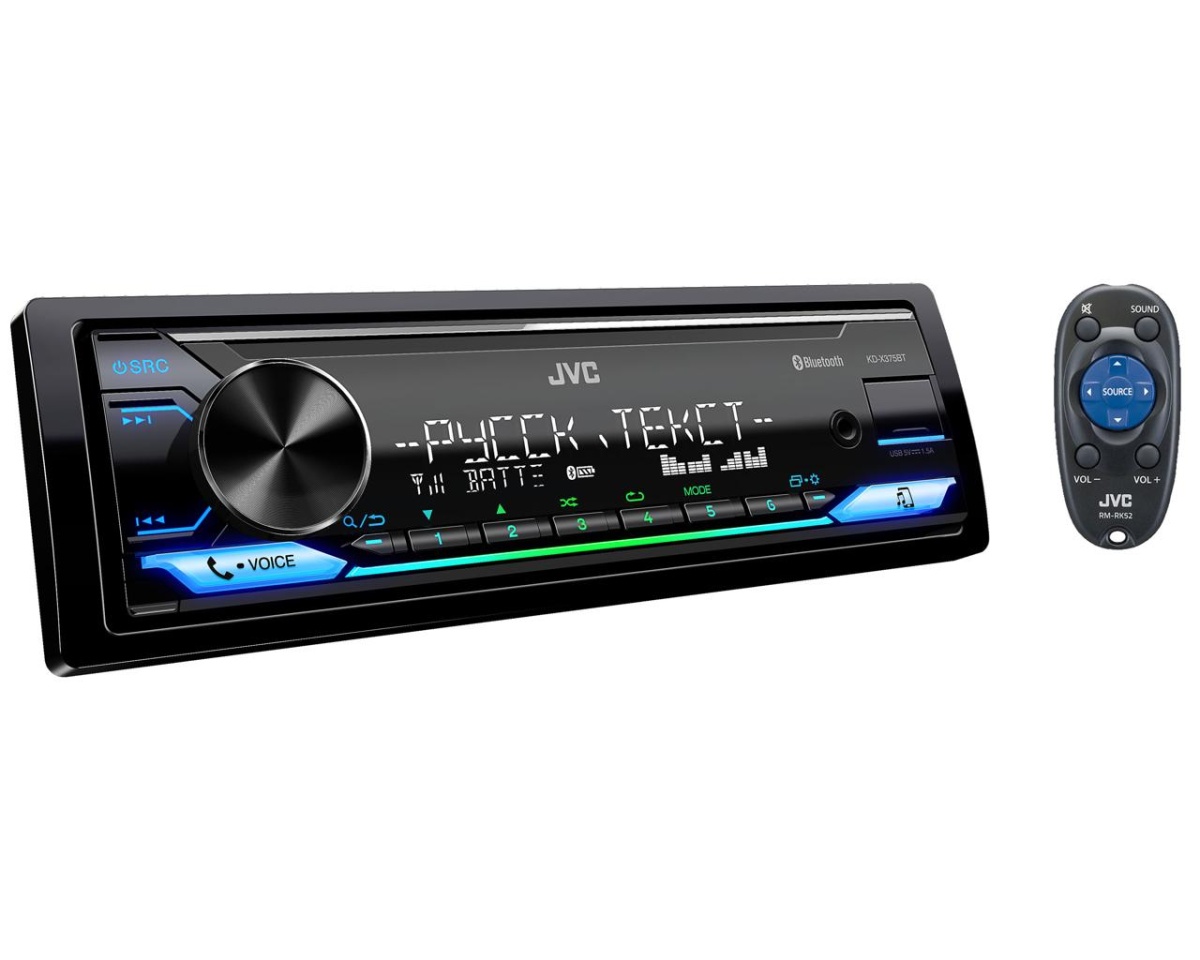 картинка Автомагнитола JVC KD-X375BT купить в магазине CAROBASS