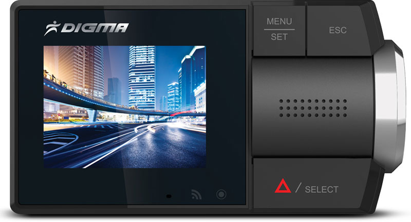 картинка Видеорегистратор DIGMA с GPS-модулем DVR-105G купить в магазине CAROBASS