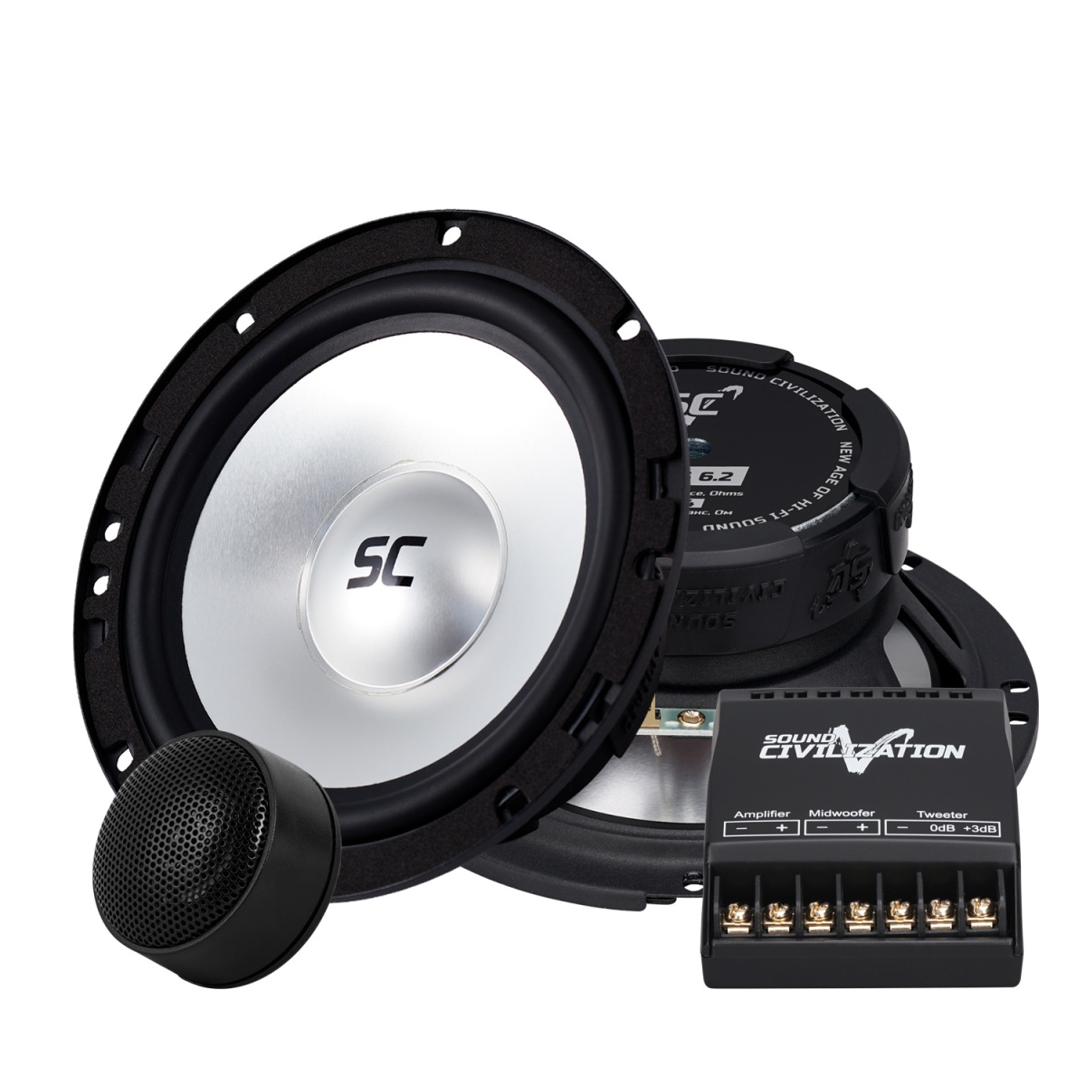 картинка AC 6.5" компонентная KICX SC ALS 6.2 купить в магазине CAROBASS
