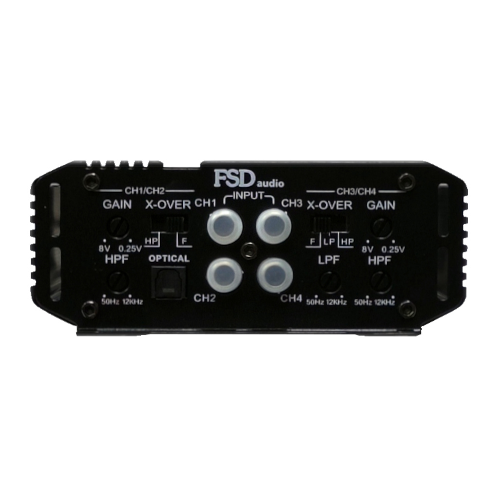 картинка Усилитель 4-х канальный FSD Compact D4.150 Optic купить в магазине CAROBASS