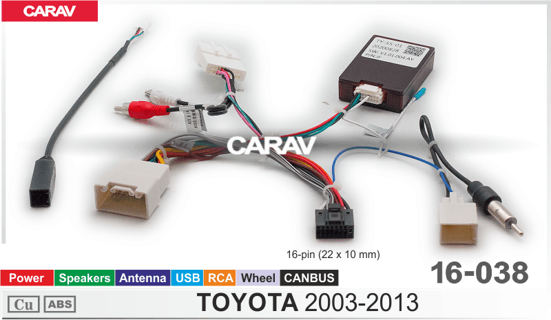 картинка Комплект проводов TOYOTA 2003-13 16-038 купить в магазине CAROBASS