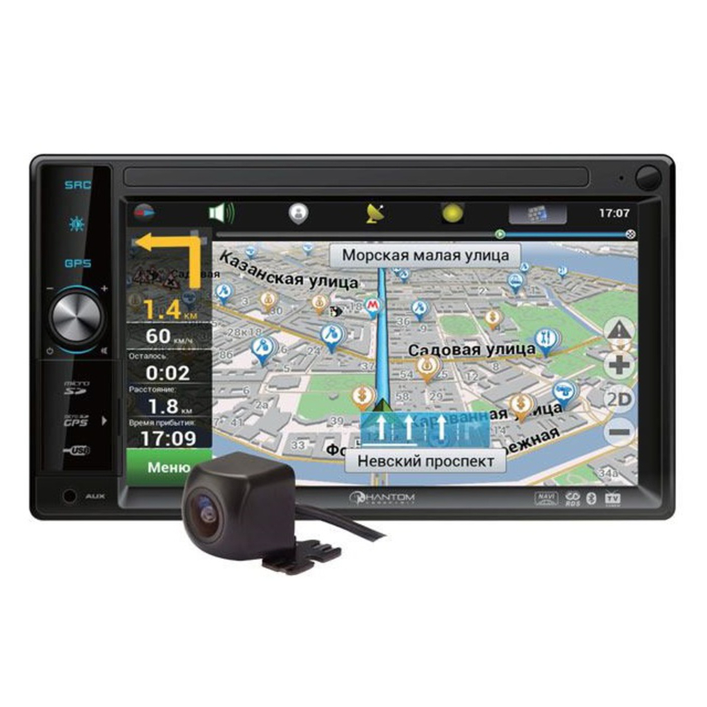 картинка Автомагнитола Phantom DV-6207 купить в магазине CAROBASS