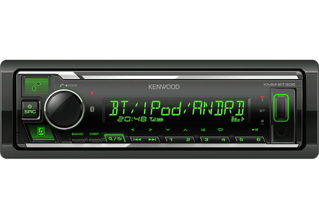картинка Автомагнитола KENWOOD KMM-BT305 купить в магазине CAROBASS