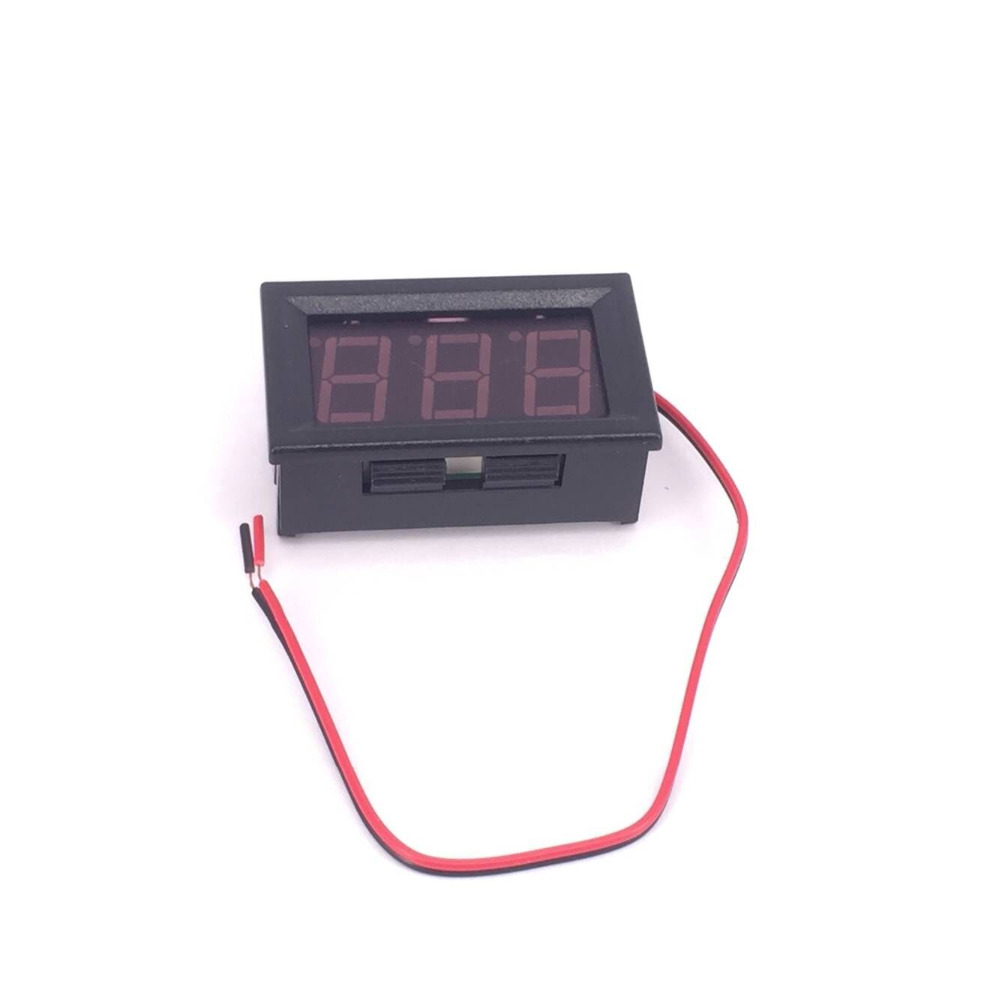 картинка Вольтметр 0.56" (2 провода) DC 4.5-30V 2Cable RED купить в магазине CAROBASS
