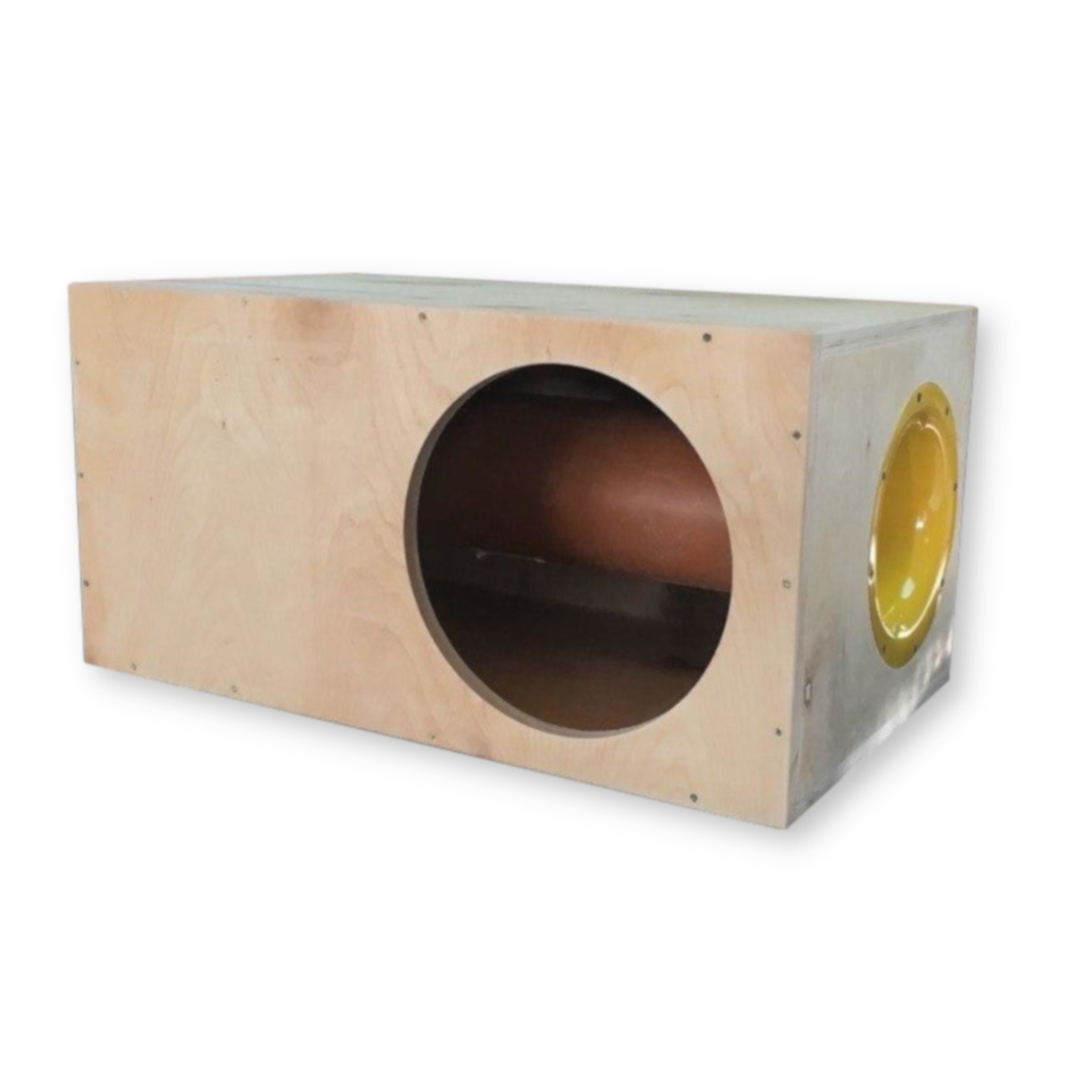 картинка Короб 12" Труба Фанера КС12ТФм купить в магазине CAROBASS