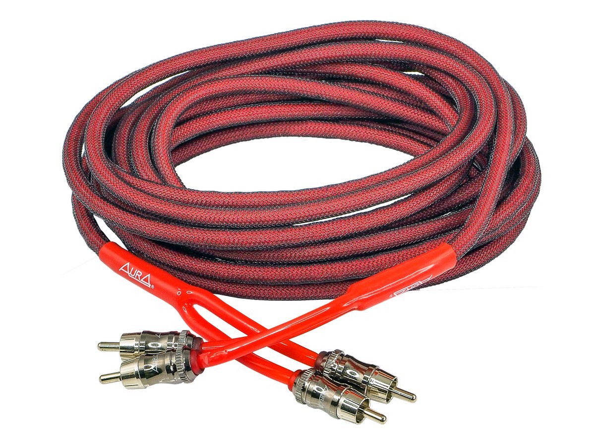картинка Межблочный кабель AURA RCA-C350 MkII купить в магазине CAROBASS