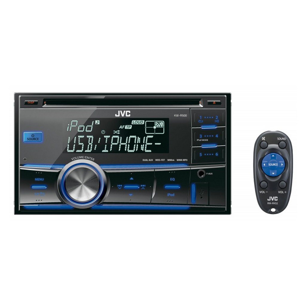 картинка Автомагнитола JVC KW-R500EY купить в магазине CAROBASS
